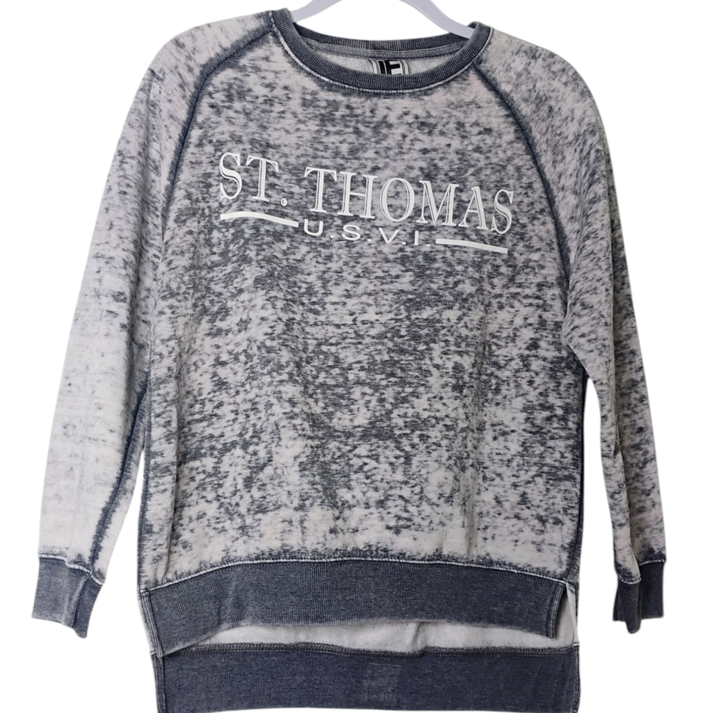 ULTRA SOFT St. Thomas Pullover Gray Women's Sweater Size Small INCREDIBLY COZY